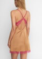 Women's satin nightgown with lace ADRIENNE POUPEE Marilyn