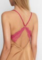 Women's satin nightgown with lace ADRIENNE POUPEE Marilyn