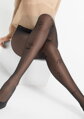 Black tights with I love You NATTI B05 20 DEN Marilyn