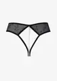 Women's thong with string of pearls PEARLS OF NIGHT 01 POUPEE Marilyn