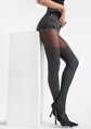 Tights imitating ribbed knee highs ZAZU B07 20/60 DEN Marilyn