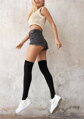 Women's over the knee socks with a bow ZAZU B22 Marilyn