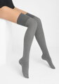 Women’s cotton over-the-knee socks with ribbed pattern ZAZU COTTON A40 Marilyn