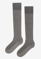 Women’s cotton over-the-knee socks with ribbed pattern ZAZU COTTON A40 Marilyn