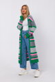 Striped colored cardigan M774 Moe