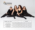 Black plus size tights QUEEN SIZE DIAMOND RAIN 30 DEN Mona