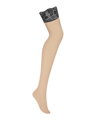 Stockings with black lace NUTRIS Obsessive