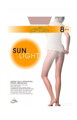 Thin summer tights SUN LIGHT 8 DEN Omsa