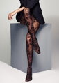 Floral black tights FIORI 20 DEN Veneziana