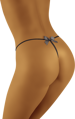 Thong with a bow BONGO Wolbar