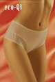 Cotton panties with stripes eco-QI MAXI Wolbar