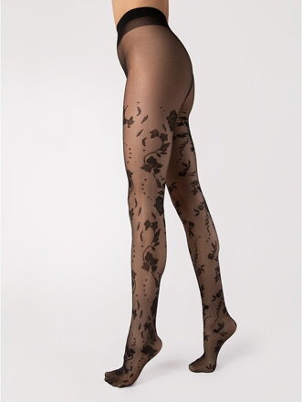 Tights with a floral pattern G 6110 FLORES 20 DEN Fiore