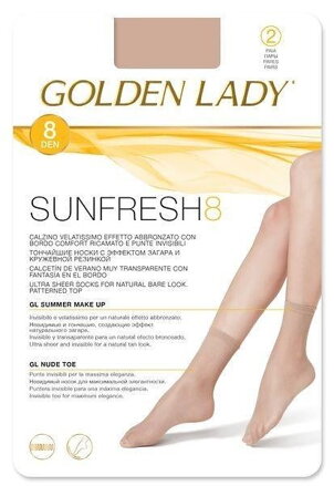 Thin socks SUNFRESH 8 DEN Golden Lady