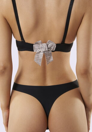 Decorative bow for fastening the bra BA-19 CHECK Julimex