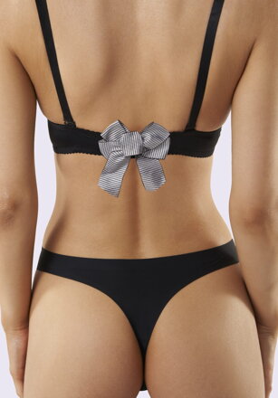 Decorative bow for fastening the bra BA-19 HOUNDSTOOTH Julimex