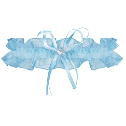 Blue wedding garter BRUGES PW-96 Julimex