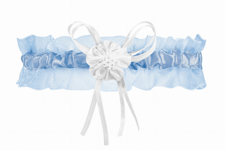 Blue wedding garter PORTLAND Julimex