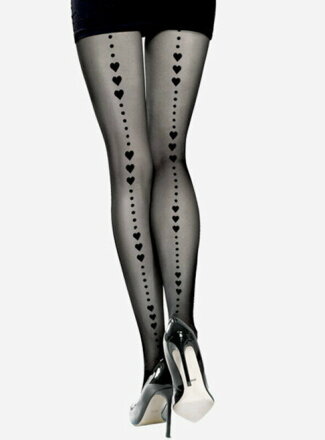 Tights with hearts BERGAMO 20 DEN Lores