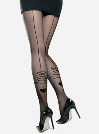 Black tights LOVE 20 DEN Lores