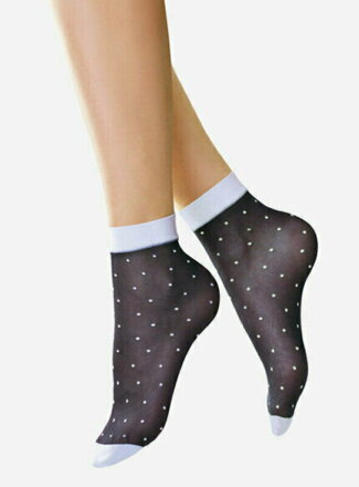 Dotted socks POIS BIANCHI 20 DEN Lores