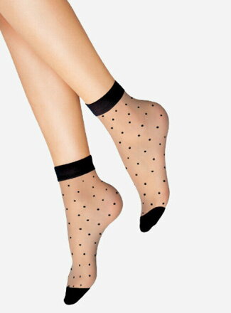 Dotted socks POIS NERI 20 DEN Lores