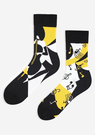 Men's socks with a cellist CELLO Marilyn