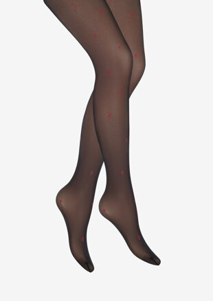 Women's tights with hearts EMMY C07 Marilyn