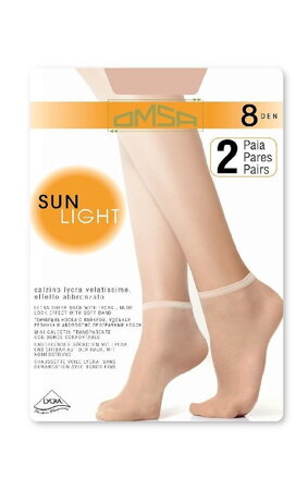 Thin socks SUN LIGHT 8 DEN Omsa
