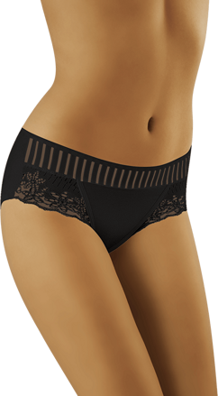 Cotton panties with a decorative belt eco-LU MAXI Wolbar