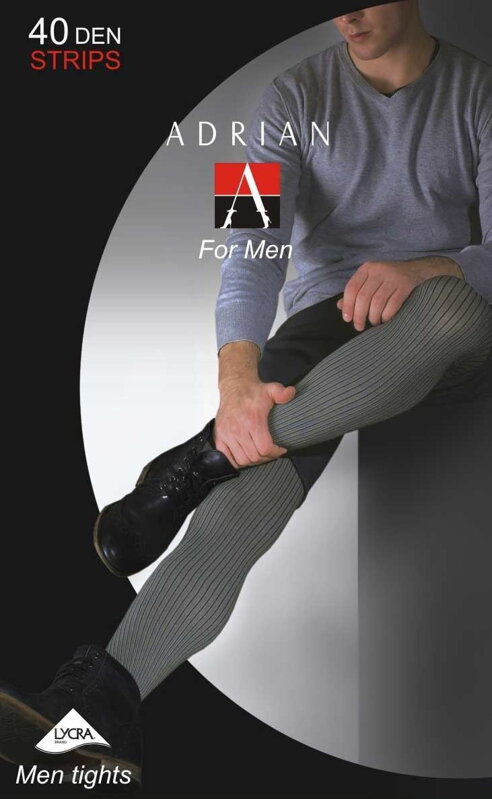 Men's striped tights STRIPES 40 DEN Adrian