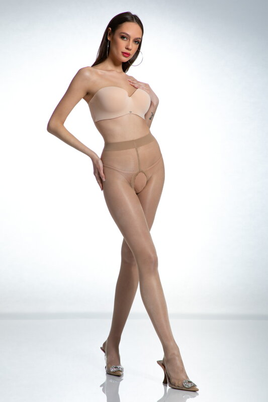 Seductive crotchless shiny tights HIP GLOSS 20 DEN Amour Seductive crotchless shiny tights HIP GLOSS 20 DEN Amour
