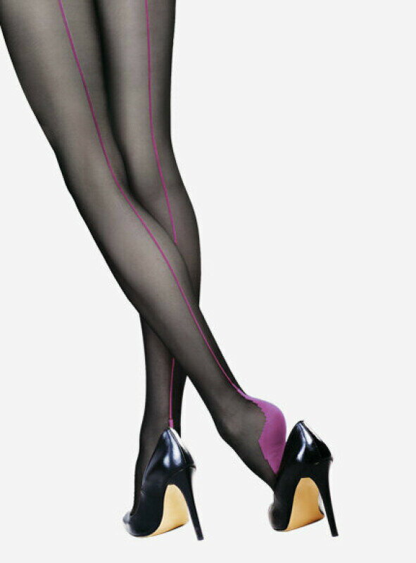 Tights with an effective pattern RIGA LILLA 20 DEN Lores