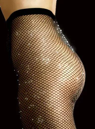 Shiny fishnet tights SUPER STAR LUREX Lores