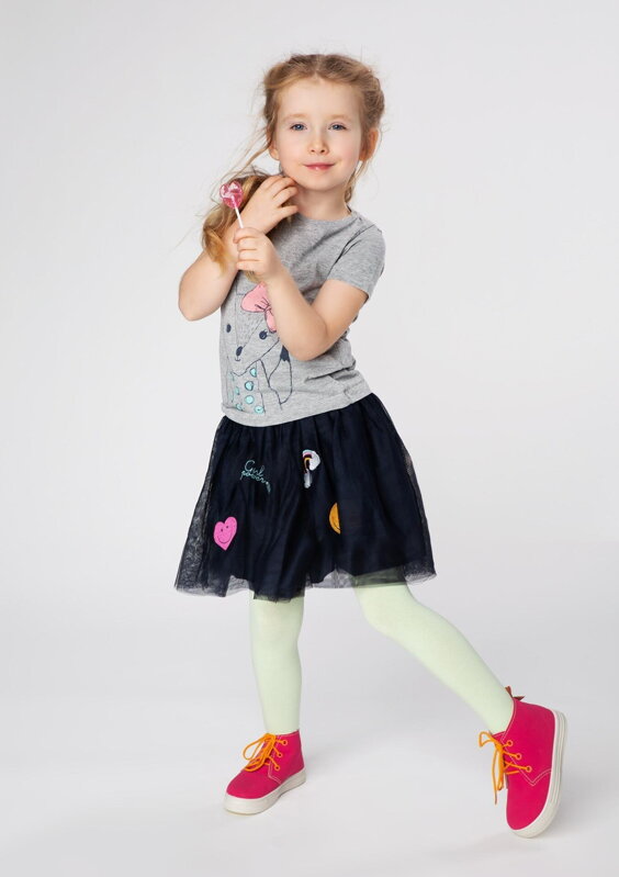 Children's cotton warm tights JULIA 80 DEN Marilyn