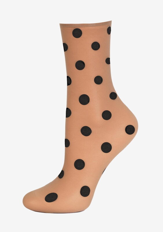 Stylish thin socks with dots FORTE BIG DOTS Marilyn Stylish thin socks with dots FORTE BIG DOTS Marilyn