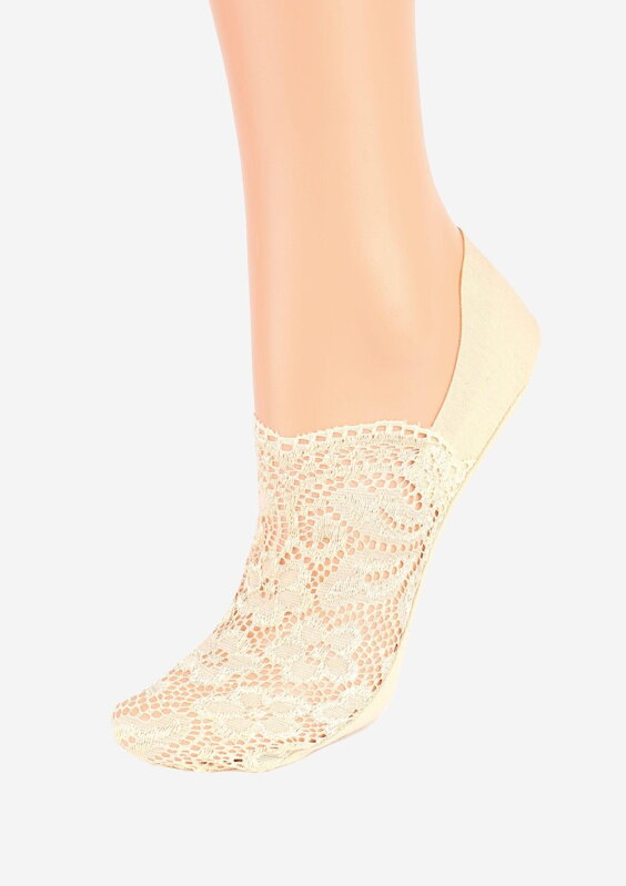 Lace high no show socks HIGH P36 Marilyn