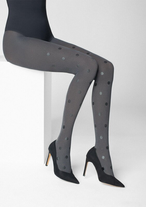 Women's patterned tights EMMY T09 DOTS 60 DEN Marilyn