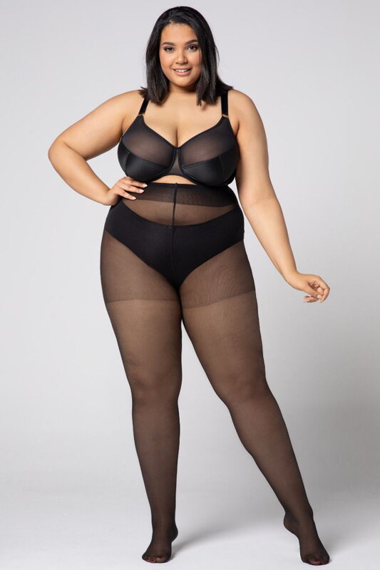Tights for plus size women QUEEN SIZE CHARLOTTE 20 DEN Mona