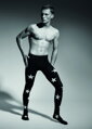 Patterned men's tights STAR 60 DEN Adrian