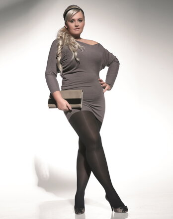 Women's tights for plus size women AMY 60 DEN Adrian