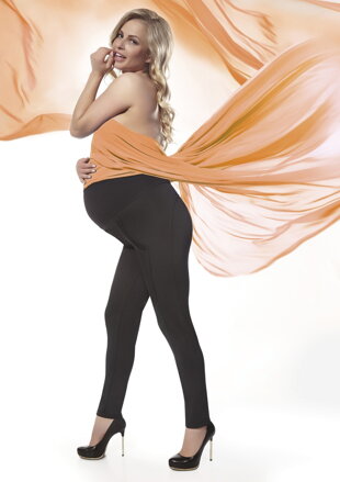 Maternity high leggings STEFANIE 200 DEN BasBleu