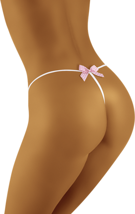 Women's thong with a bow BONGO Wolbar