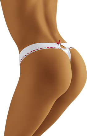 Women's thong with a bow CAGURA Wolbar