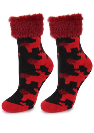 Women's warm socks with fur TERRY R38 Marilyn
