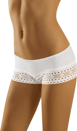 Women's boxer shorts with soft lace eco-HO Wolbar