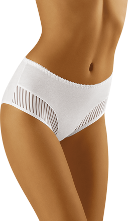 Women's panties with eco-QI Wolbar decoration at the back