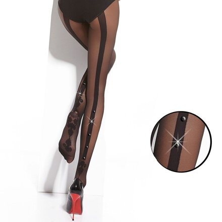 Women's patterned tights FLAVIE&STONES 20 DEN Adrian