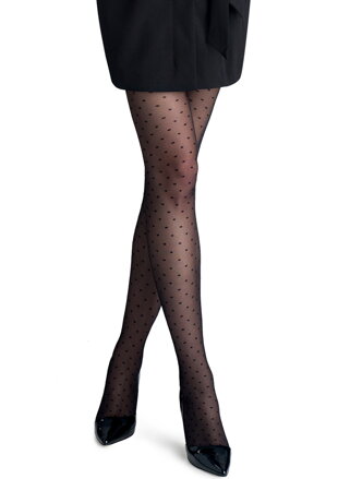 Women's dotted tights FLORES 716 20 DEN Marilyn