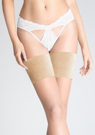 Self-holding satin thigh belt BANDALETTES Marilyn