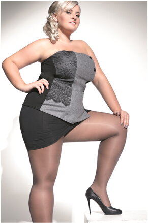 Women's tights plus size KIARA 20 DEN Adrian